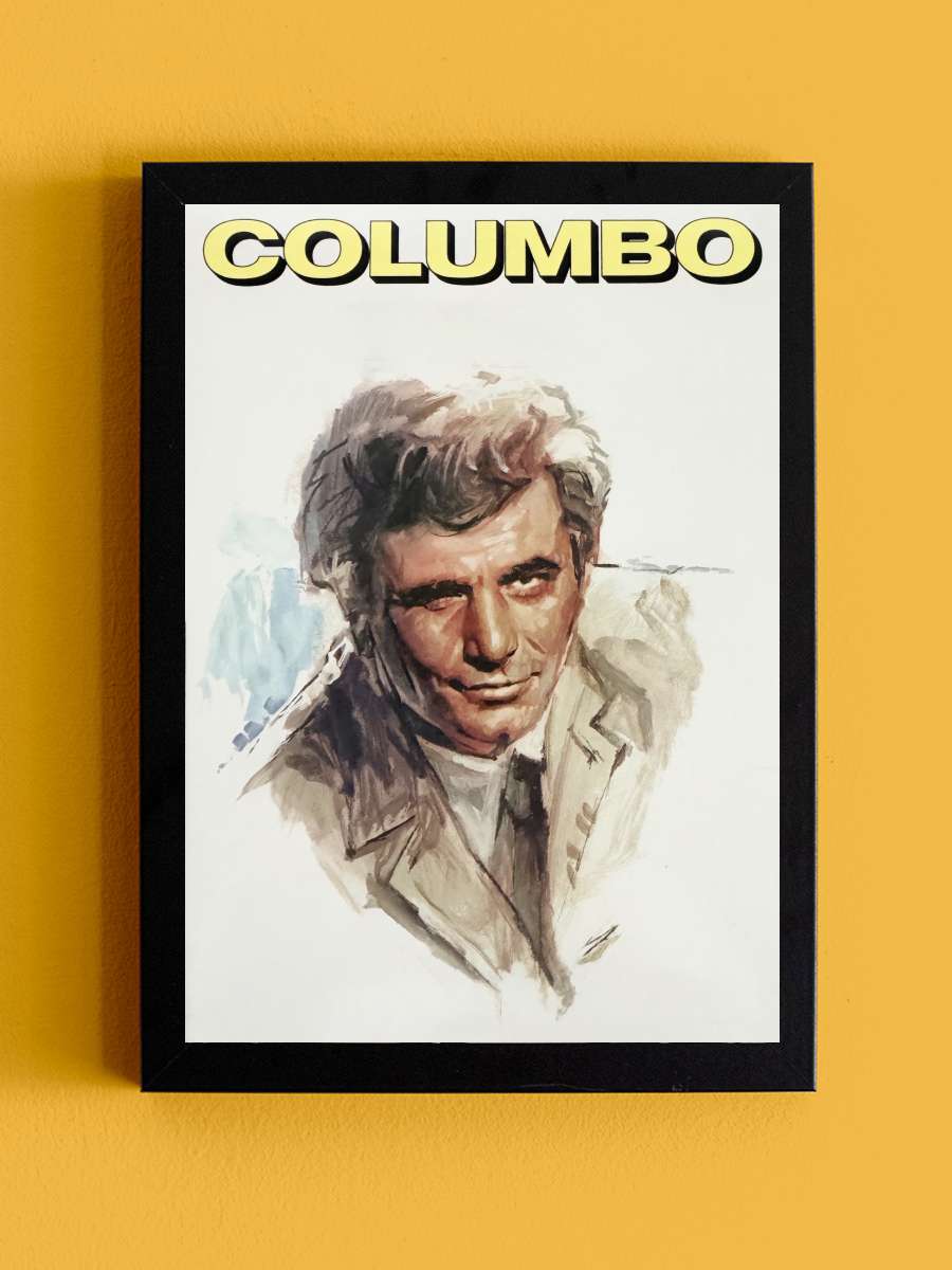 Columbo Dizi Tablo Siyah Çerçeveli Dizi Poster Duvar Tablo - En İyi Fiyatlarla