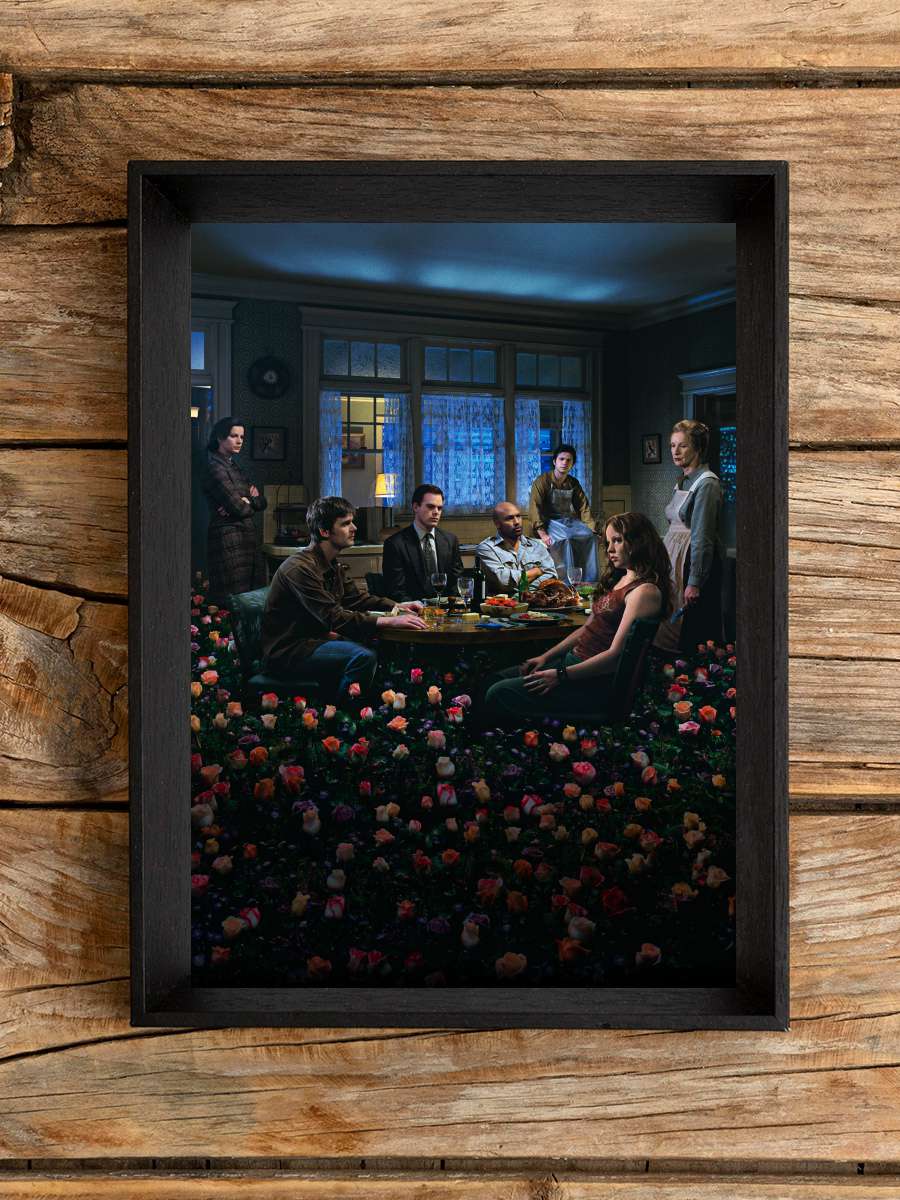 Six Feet Under Dizi Tablo Siyah Çerçeveli Dizi Poster Duvar Tablo
