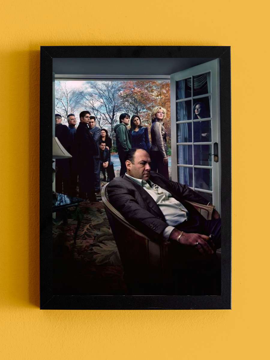 The Sopranos Dizi Tablo Siyah Çerçeveli Dizi Poster Duvar Tablo - En İyi Fiyatlarla