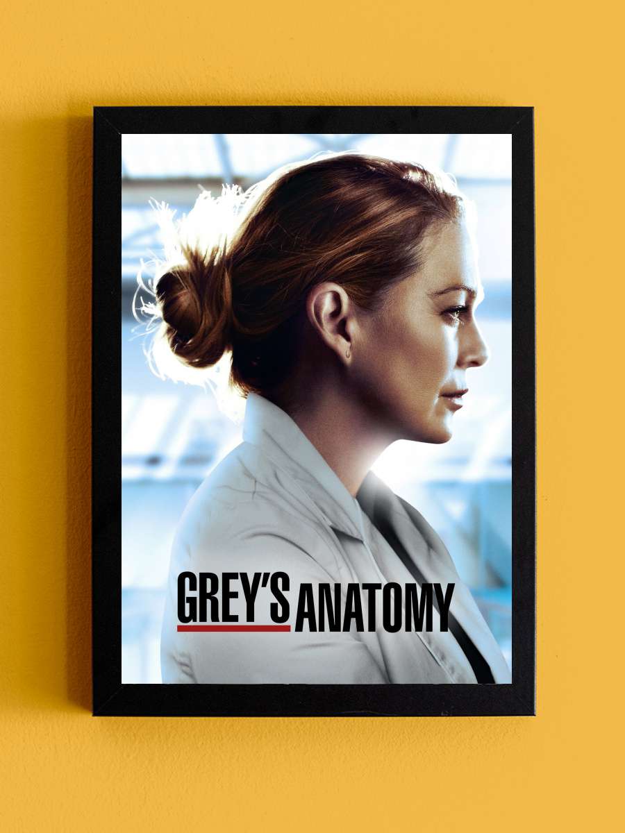 Grey's Anatomy Dizi Tablo Siyah Çerçeveli Dizi Poster Duvar Tablo - En İyi Fiyatlarla