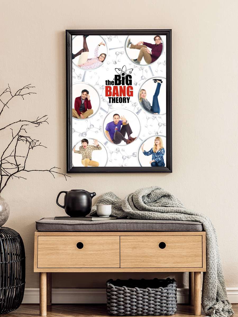 The Big Bang Theory Dizi Tablo Siyah Çerçeveli Dizi Poster Duvar Tablo