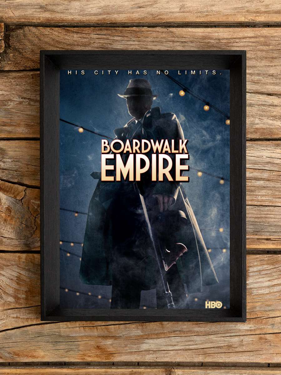 Boardwalk Empire Dizi Tablo Siyah Çerçeveli Dizi Poster Duvar Tablo