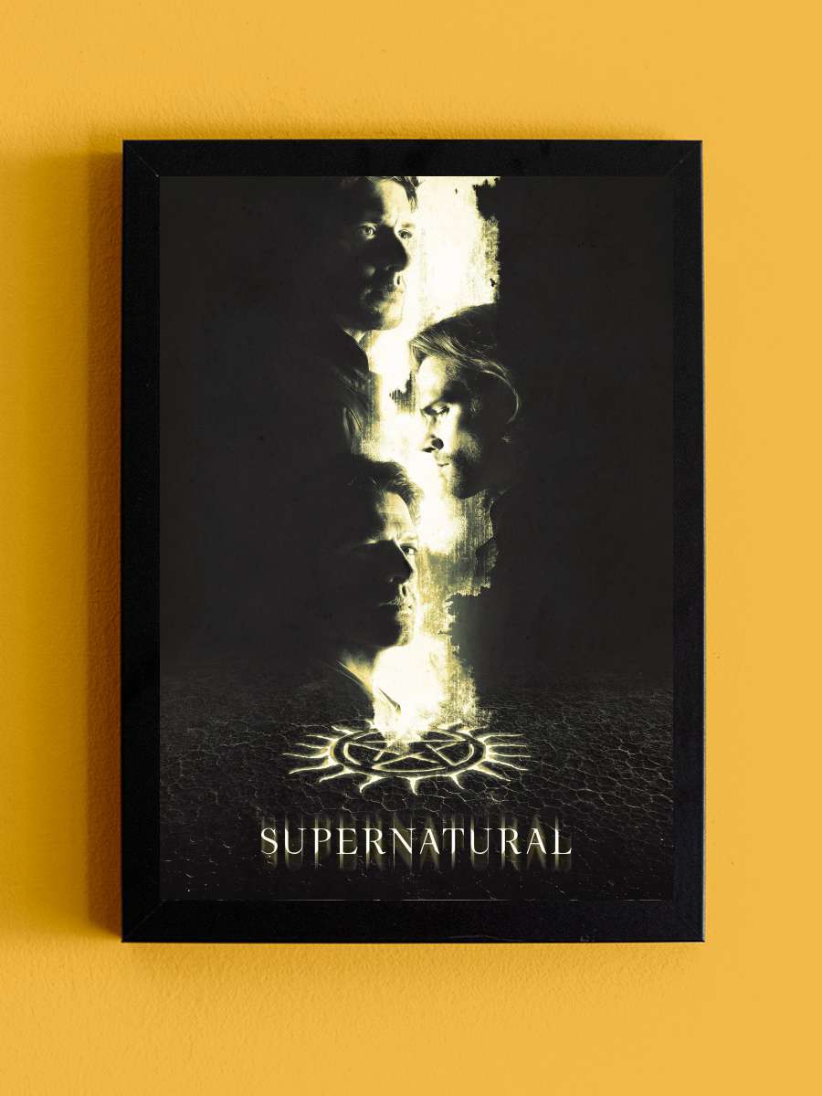 Supernatural Dizi Tablo Siyah Çerçeveli Dizi Poster Duvar Tablo - En İyi Fiyatlarla