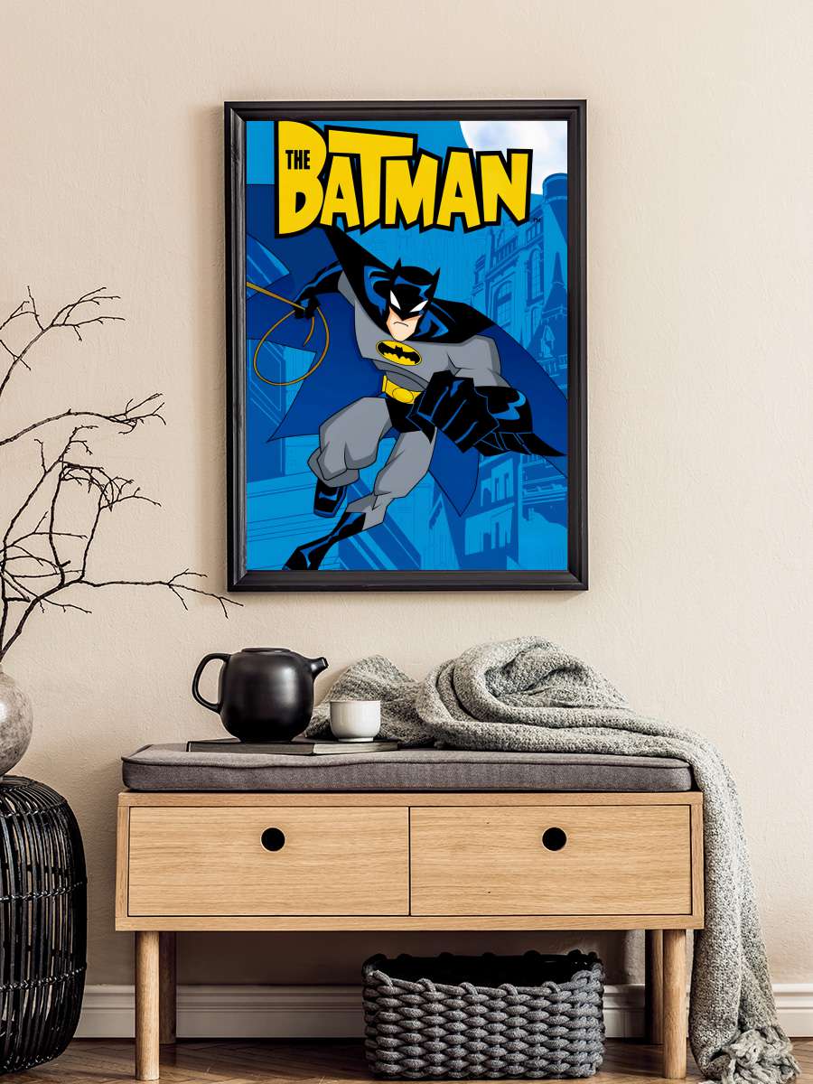 Batman - The Batman Dizi Tablo Siyah Çerçeveli Dizi Poster Duvar Tablo