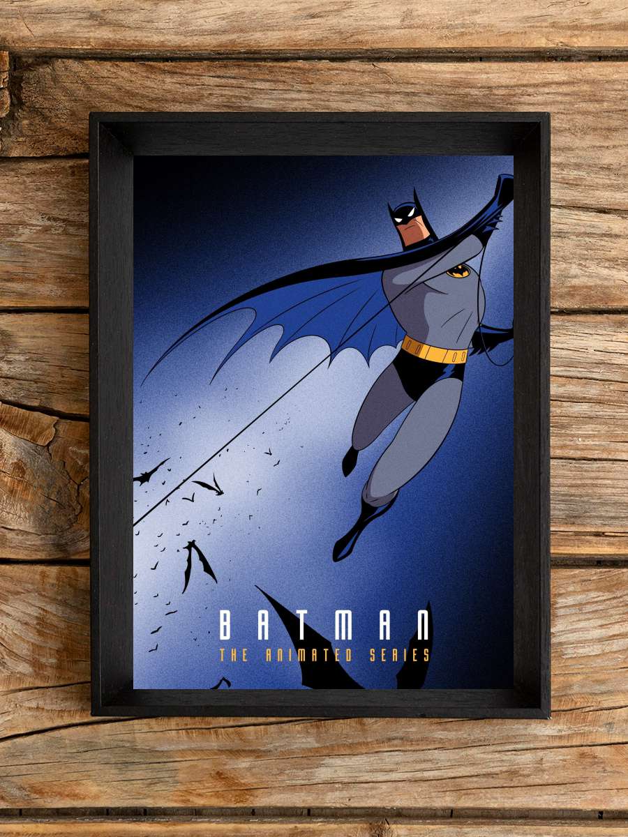 Batman: Animasyon Serisi - Batman: The Animated Series Dizi Tablo Siyah Çerçeveli Dizi Poster Duvar Tablo