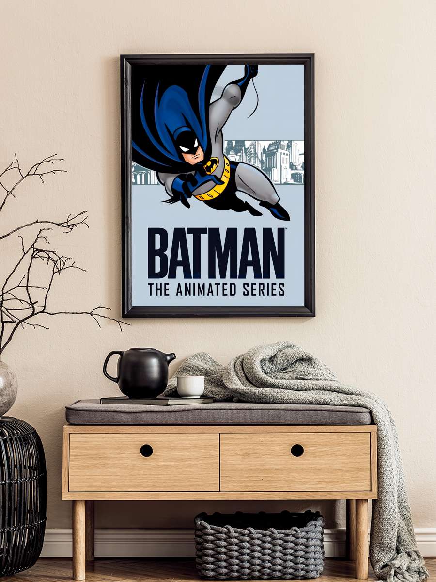 Batman: Animasyon Serisi - Batman: The Animated Series Dizi Tablo Siyah Çerçeveli Dizi Poster Duvar Tablo