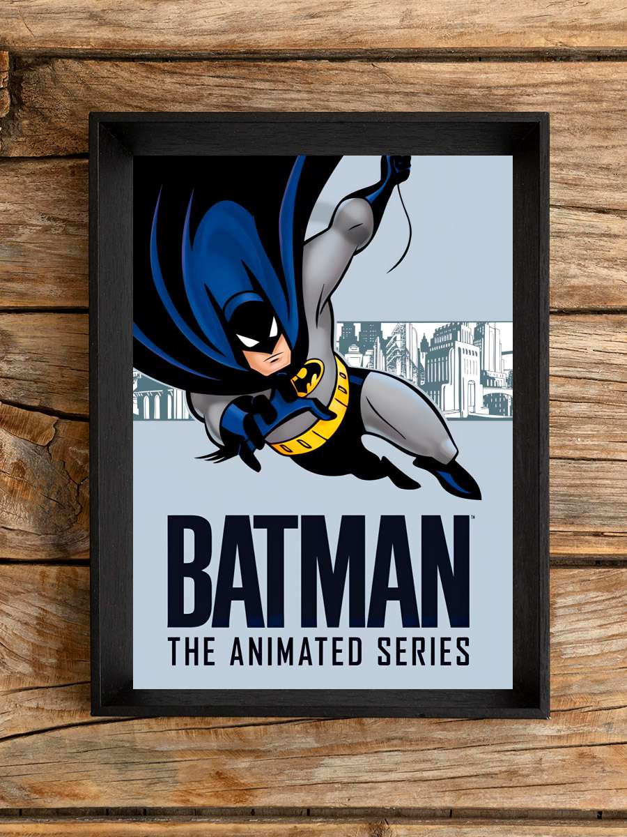Batman: Animasyon Serisi - Batman: The Animated Series Dizi Tablo Siyah Çerçeveli Dizi Poster Duvar Tablo