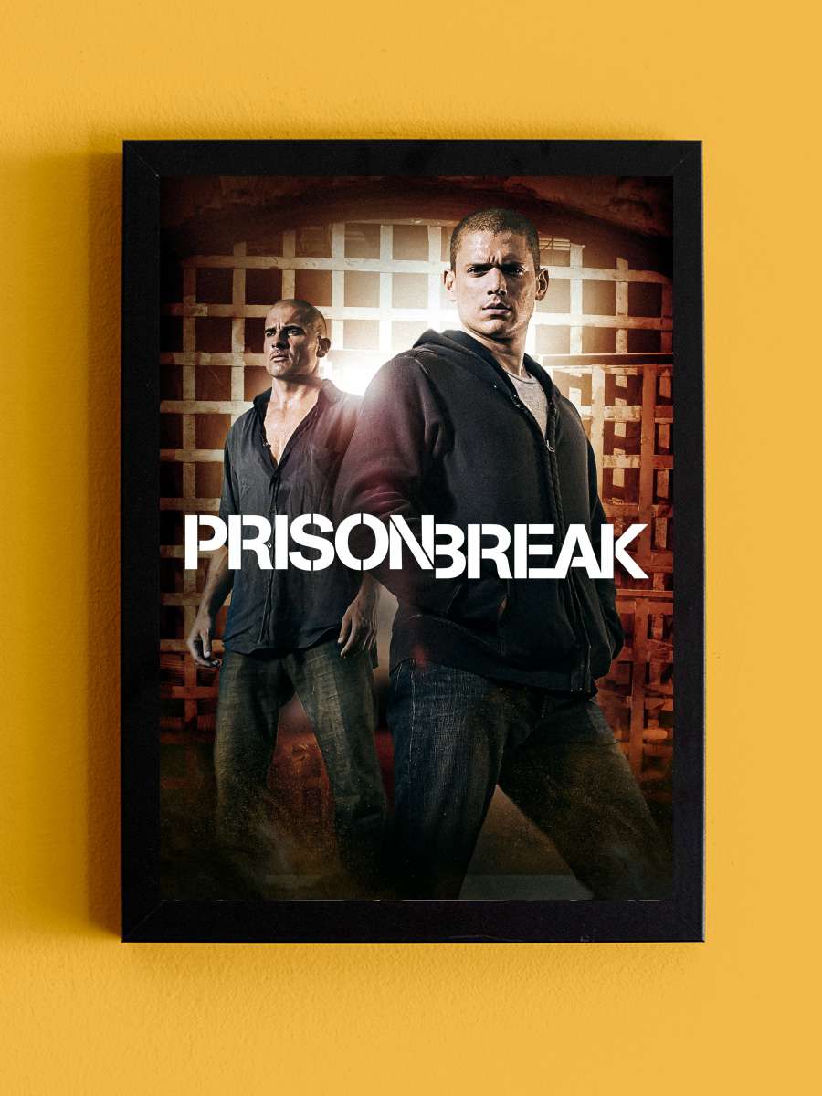 Prison Break Dizi Tablo Siyah Çerçeveli Dizi Poster Duvar Tablo - En İyi Fiyatlarla