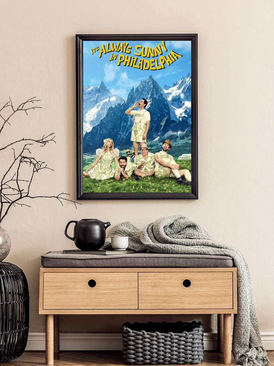 It's Always Sunny in Philadelphia Dizi Tablo Siyah Çerçeveli Dizi Poster Duvar Tablo