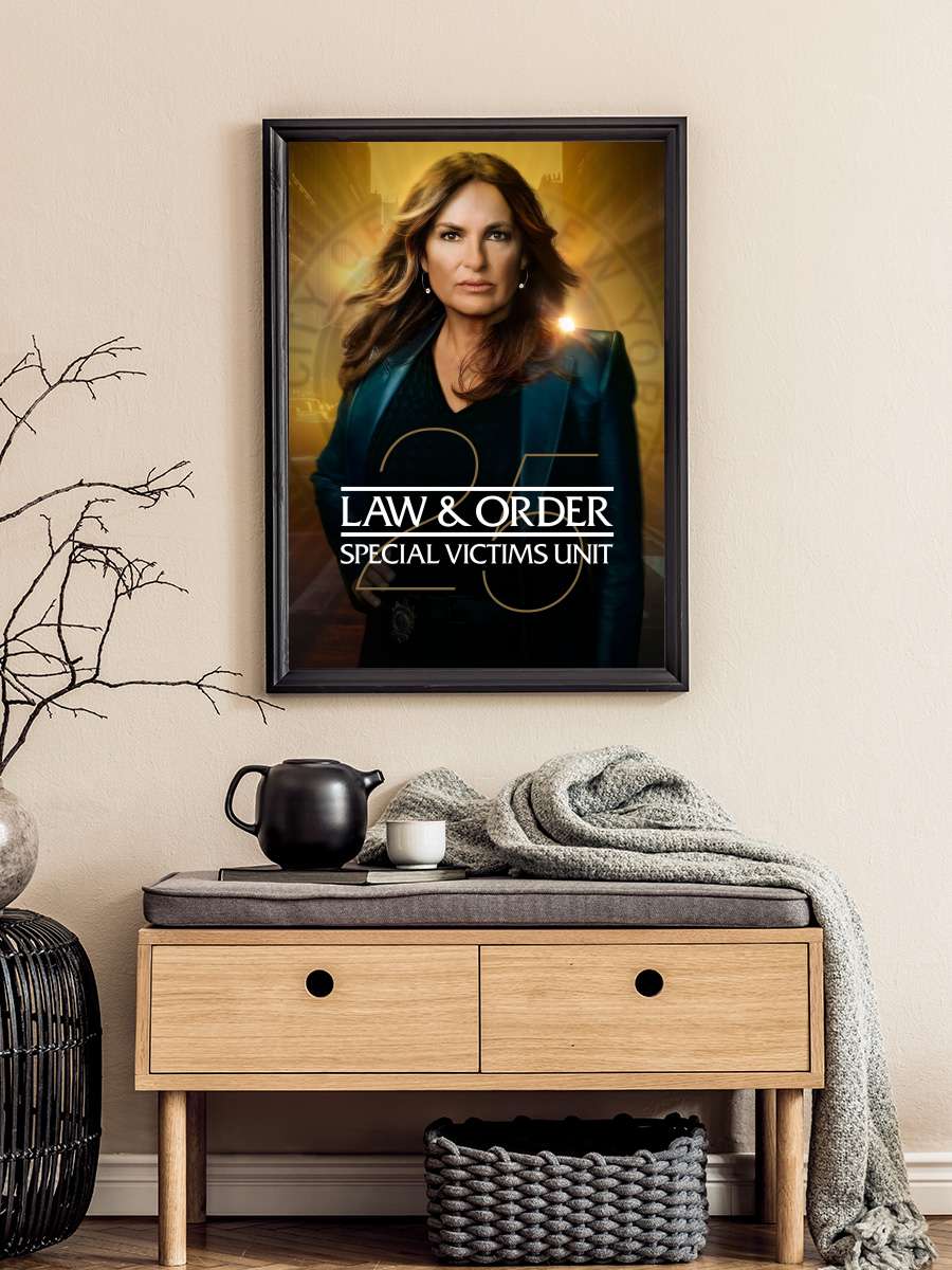 Law & Order: Special Victims Unit Dizi Tablo Siyah Çerçeveli Dizi Poster Duvar Tablo