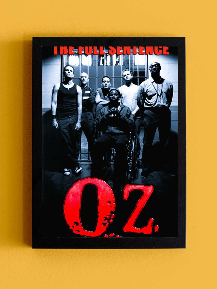 Oz Dizi Tablo Siyah Çerçeveli Dizi Poster Duvar Tablo - En İyi Fiyatlarla