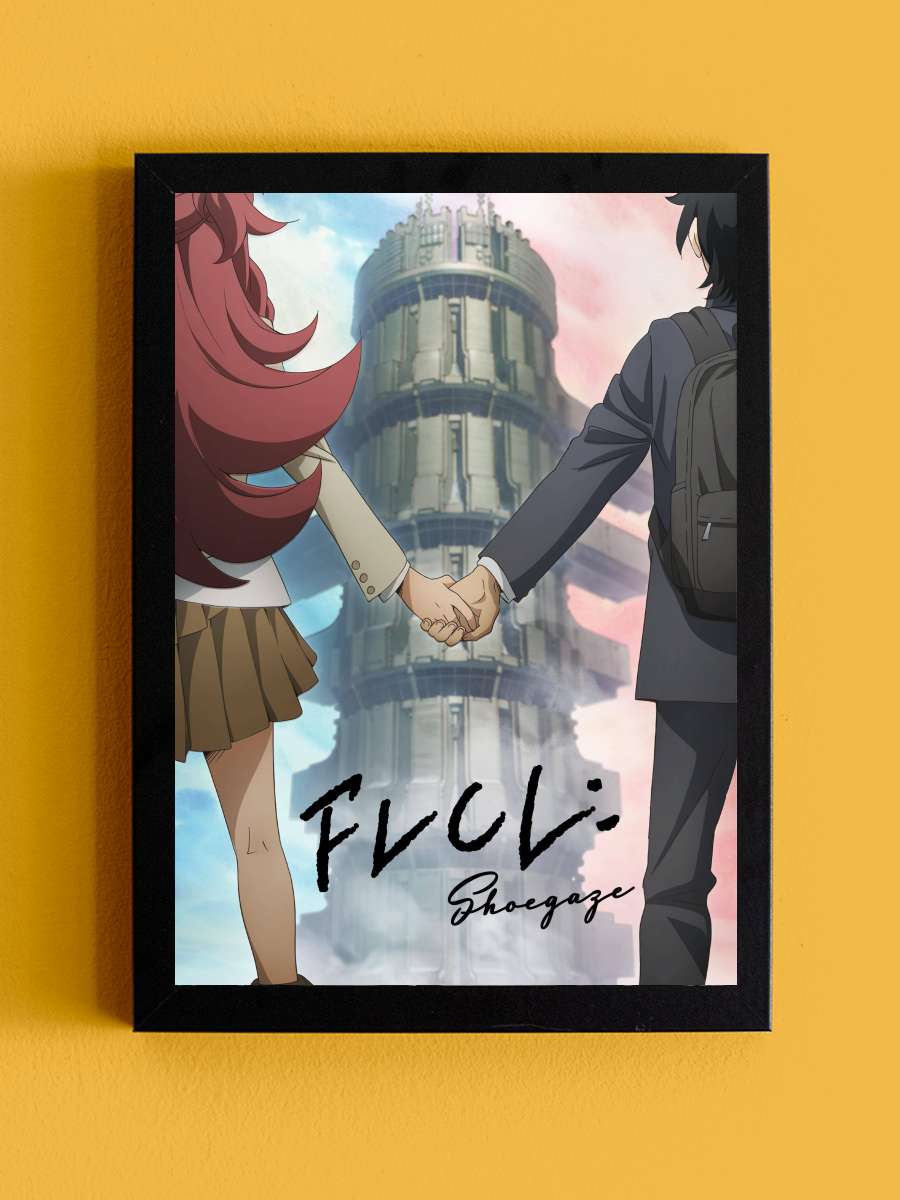 フリクリ Dizi Tablo Siyah Çerçeveli Dizi Poster Duvar Tablo