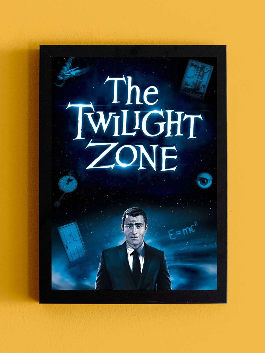 Alacakaranlık Kuşağı - The Twilight Zone Dizi Tablo Siyah Çerçeveli Dizi Poster Duvar Tablo