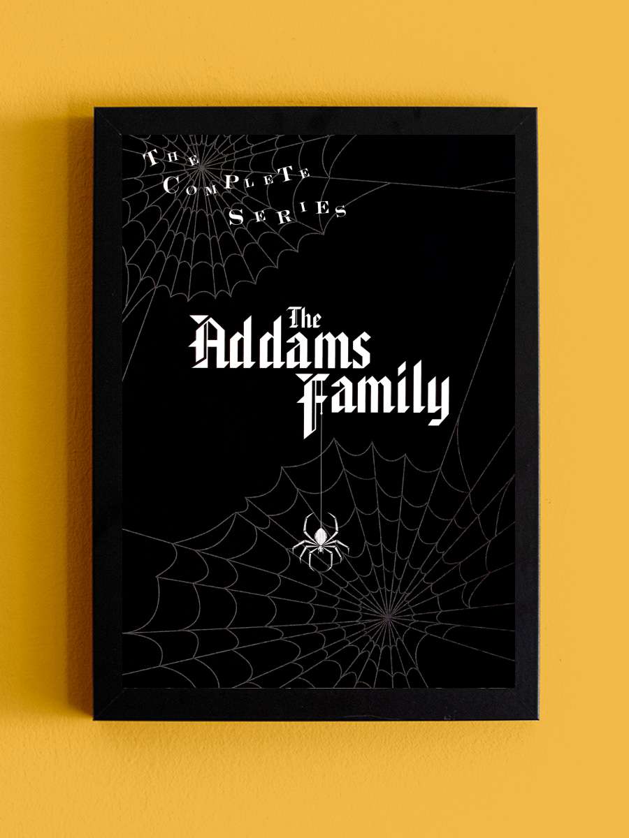 The Addams Family Dizi Tablo Siyah Çerçeveli Dizi Poster Duvar Tablo - En İyi Fiyatlarla