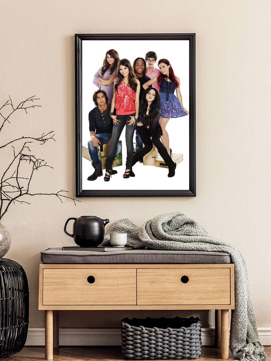 Victorious Dizi Tablo Siyah Çerçeveli Dizi Poster Duvar Tablo