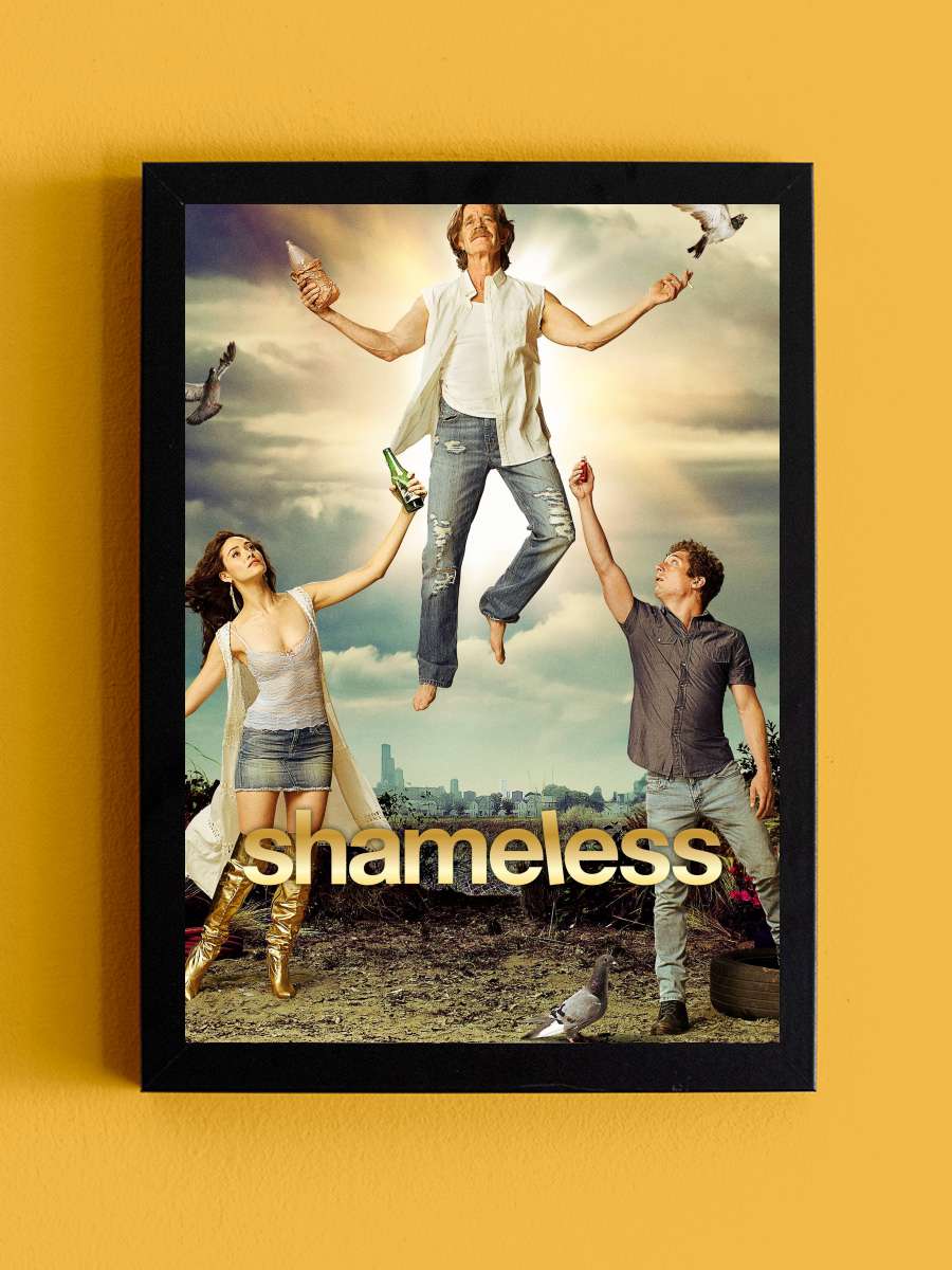 Shameless Dizi Tablo Siyah Çerçeveli Dizi Poster Duvar Tablo - En İyi Fiyatlarla
