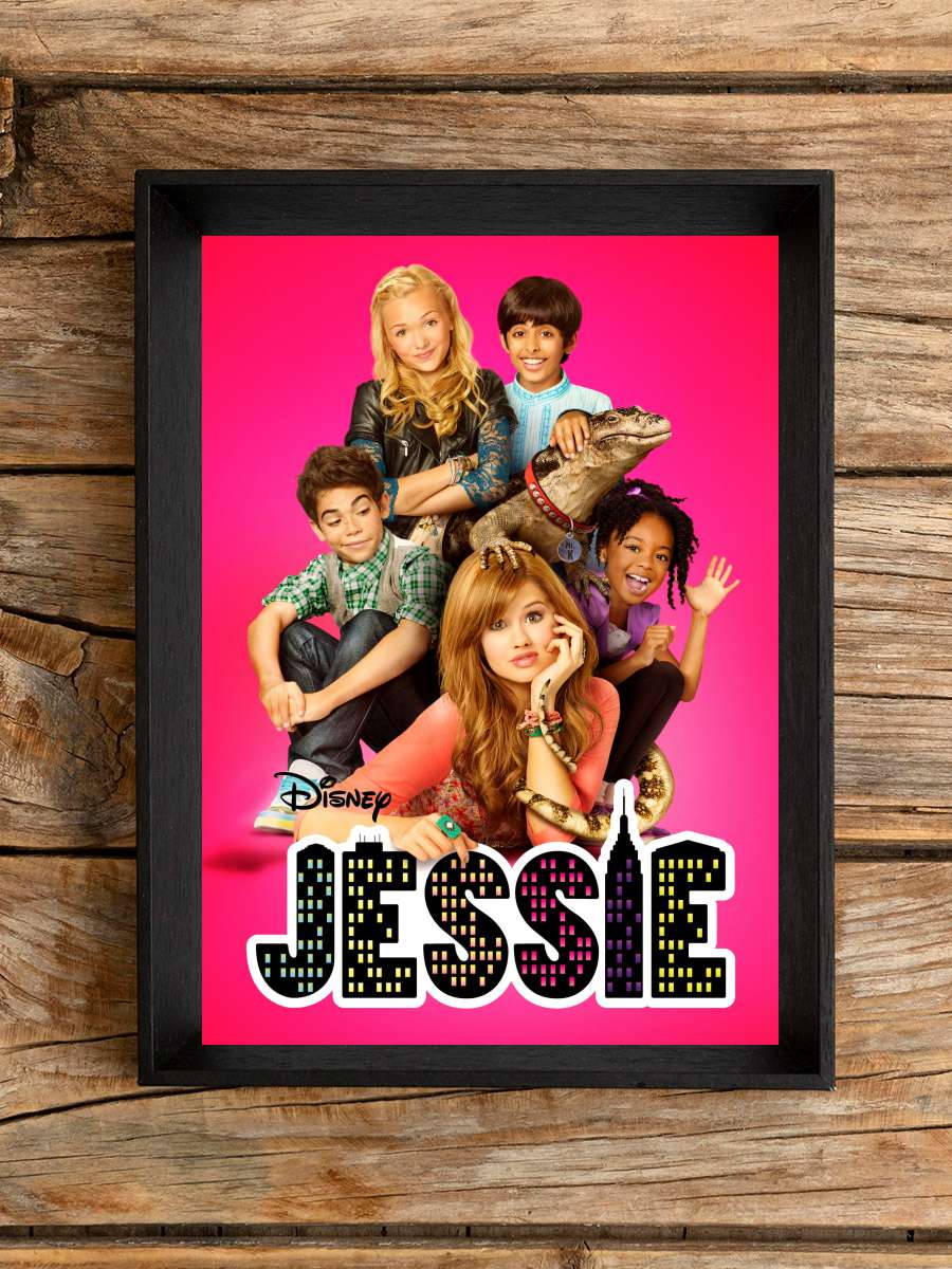 Jessie Dizi Tablo Siyah Çerçeveli Dizi Poster Duvar Tablo