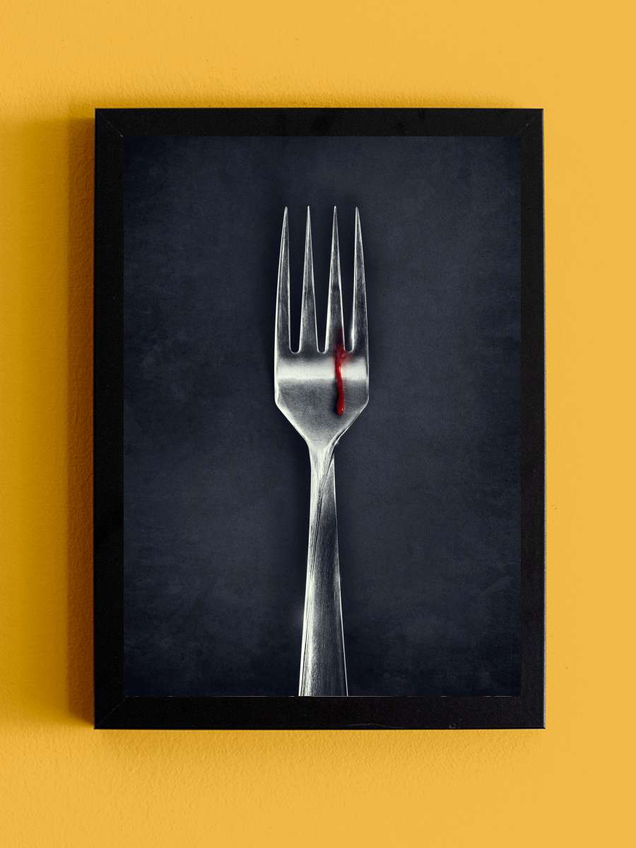 Hannibal Dizi Tablo Siyah Çerçeveli Dizi Poster Duvar Tablo