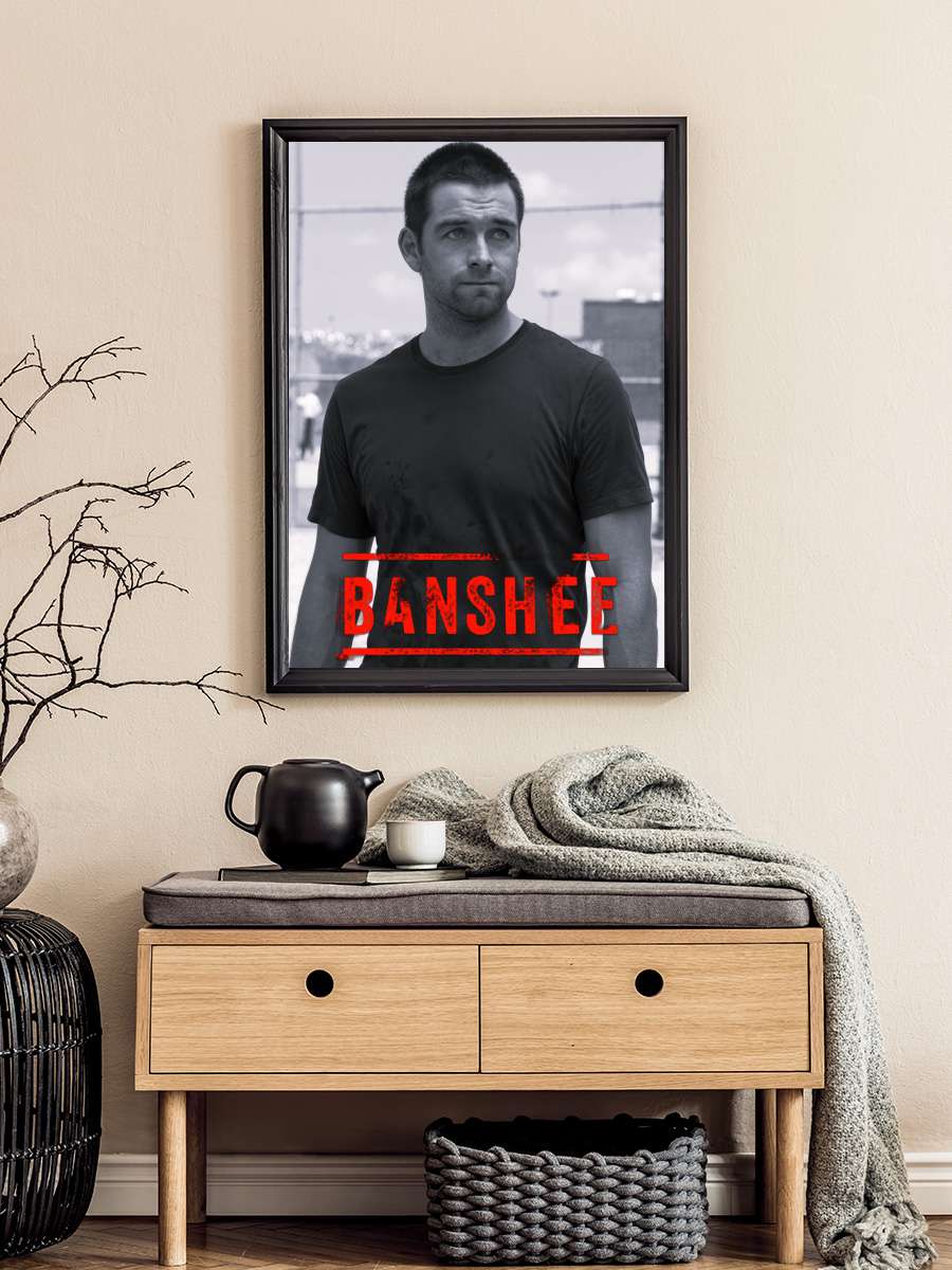 Banshee Dizi Tablo Siyah Çerçeveli Dizi Poster Duvar Tablo