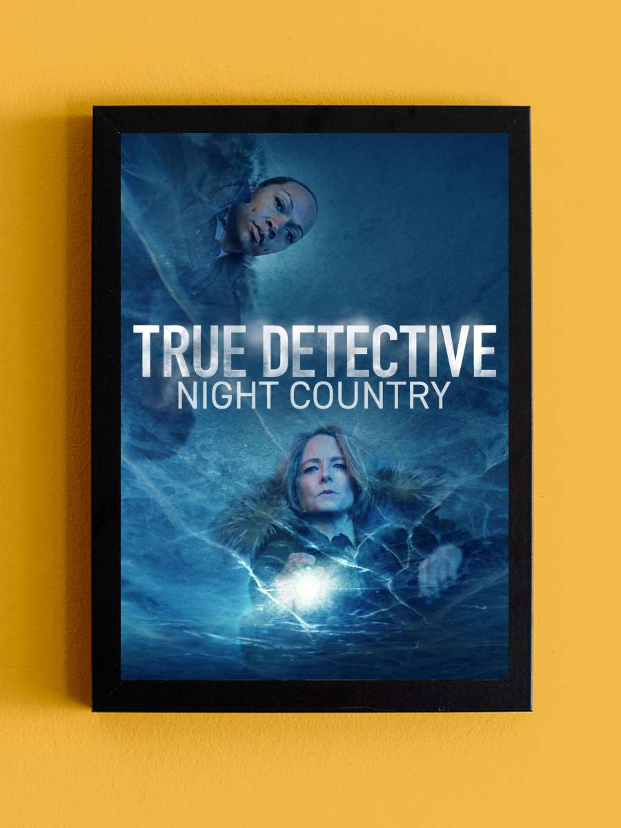 True Detective Dizi Tablo Siyah Çerçeveli Dizi Poster Duvar Tablo - En İyi Fiyatlarla