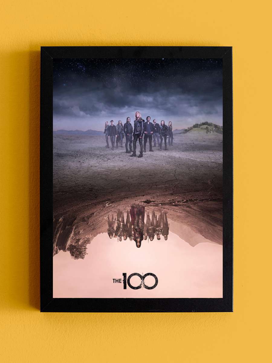 The 100 Dizi Tablo Siyah Çerçeveli Dizi Poster Duvar Tablo - En İyi Fiyatlarla