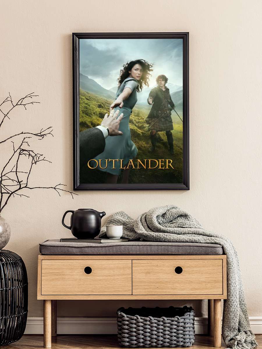 Outlander Dizi Tablo Siyah Çerçeveli Dizi Poster Duvar Tablo
