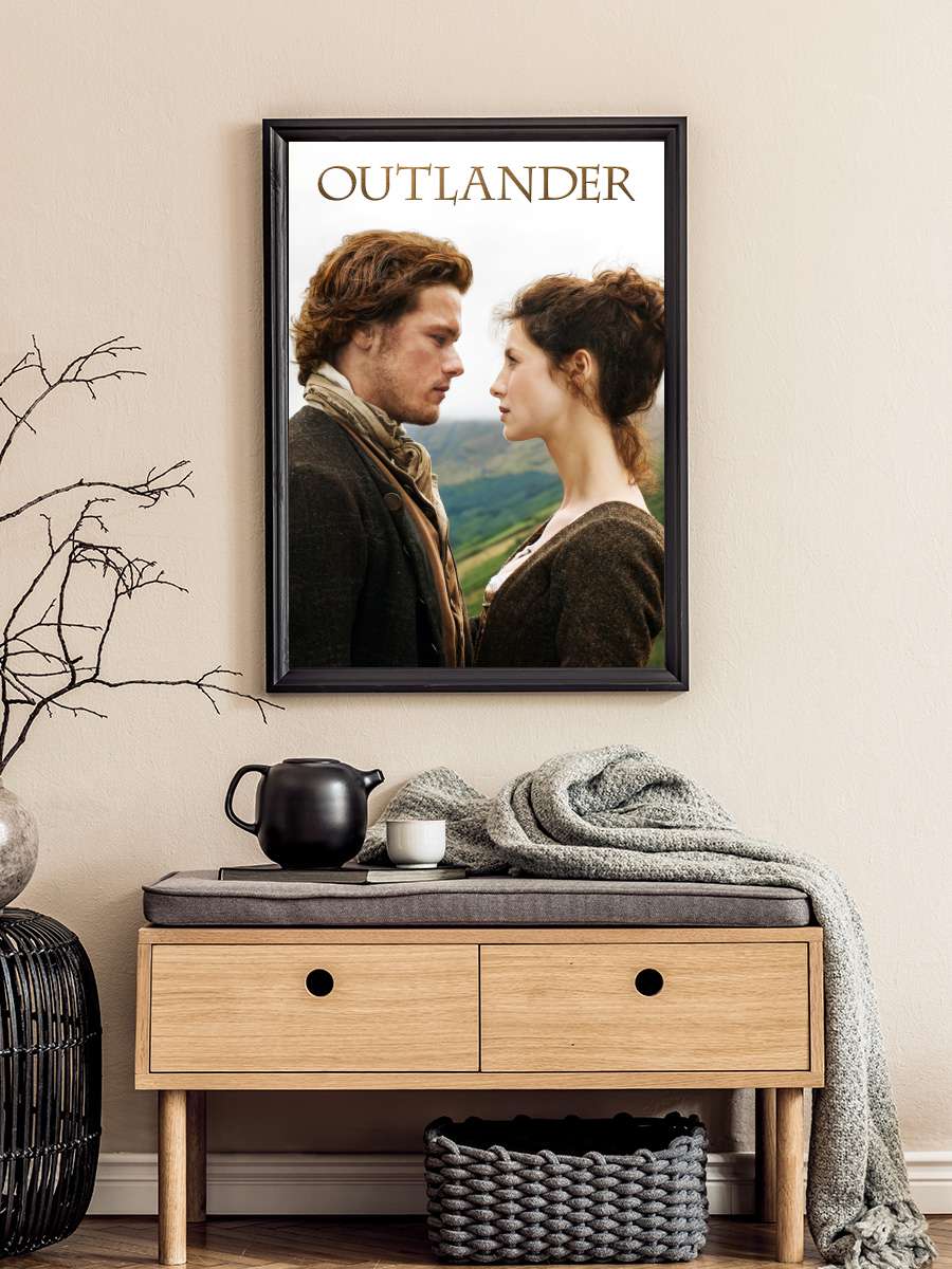 Outlander Dizi Tablo Siyah Çerçeveli Dizi Poster Duvar Tablo