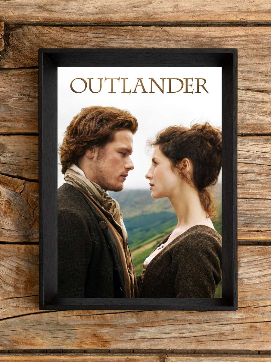 Outlander Dizi Tablo Siyah Çerçeveli Dizi Poster Duvar Tablo