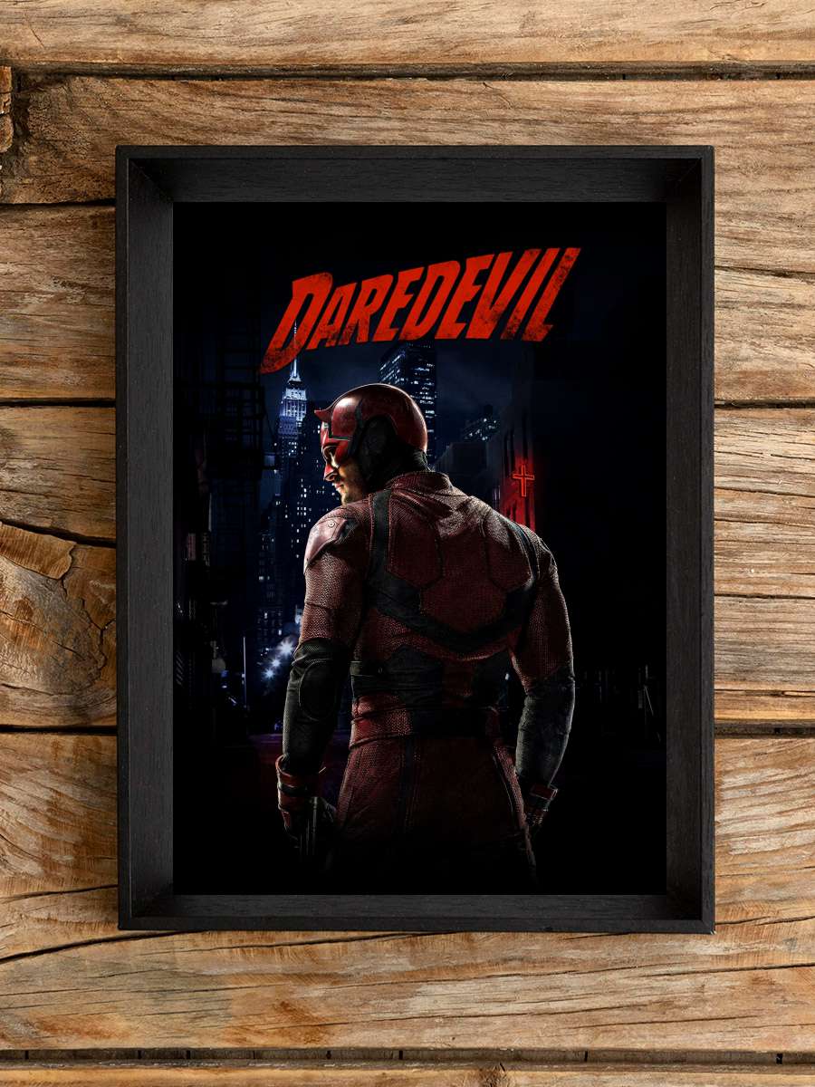 Marvel's Daredevil Dizi Tablo Siyah Çerçeveli Dizi Poster Duvar Tablo