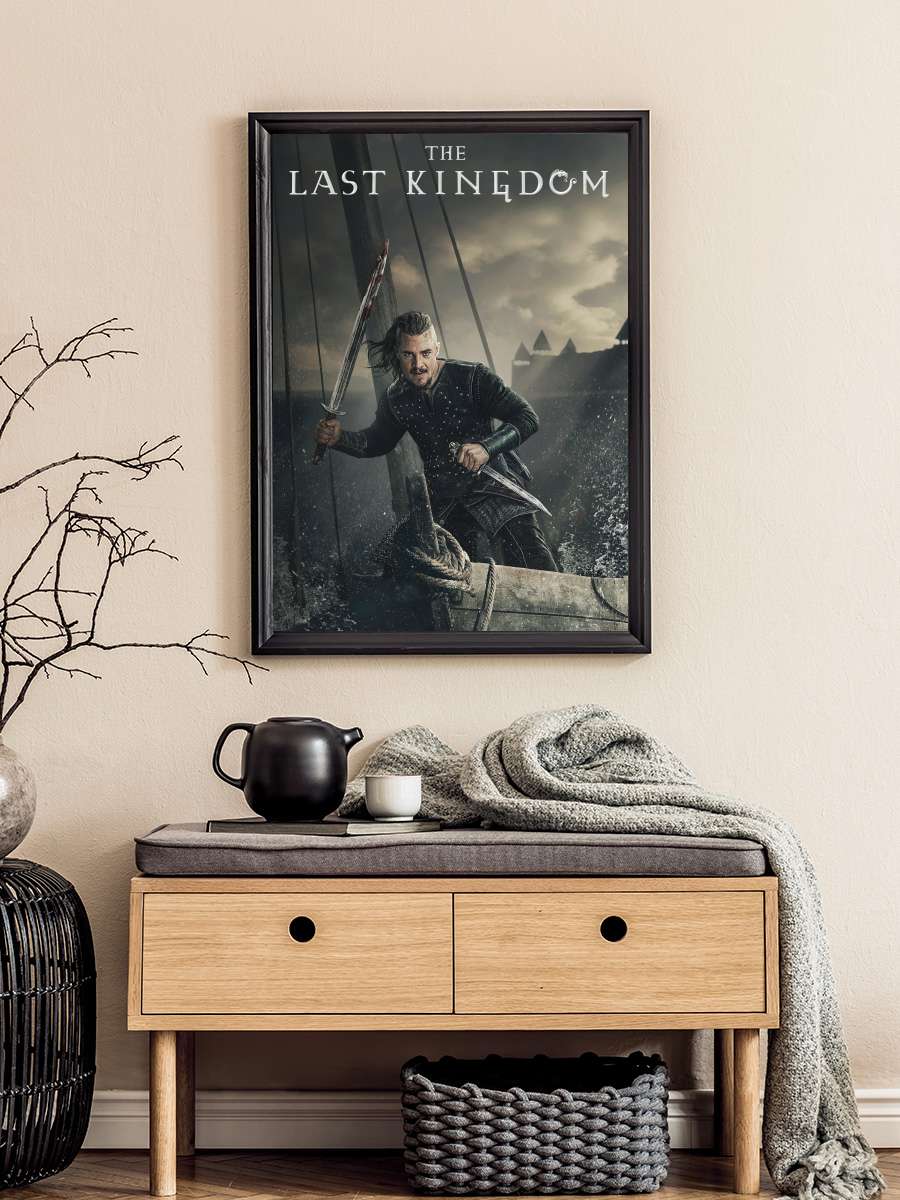 The Last Kingdom Dizi Tablo Siyah Çerçeveli Dizi Poster Duvar Tablo