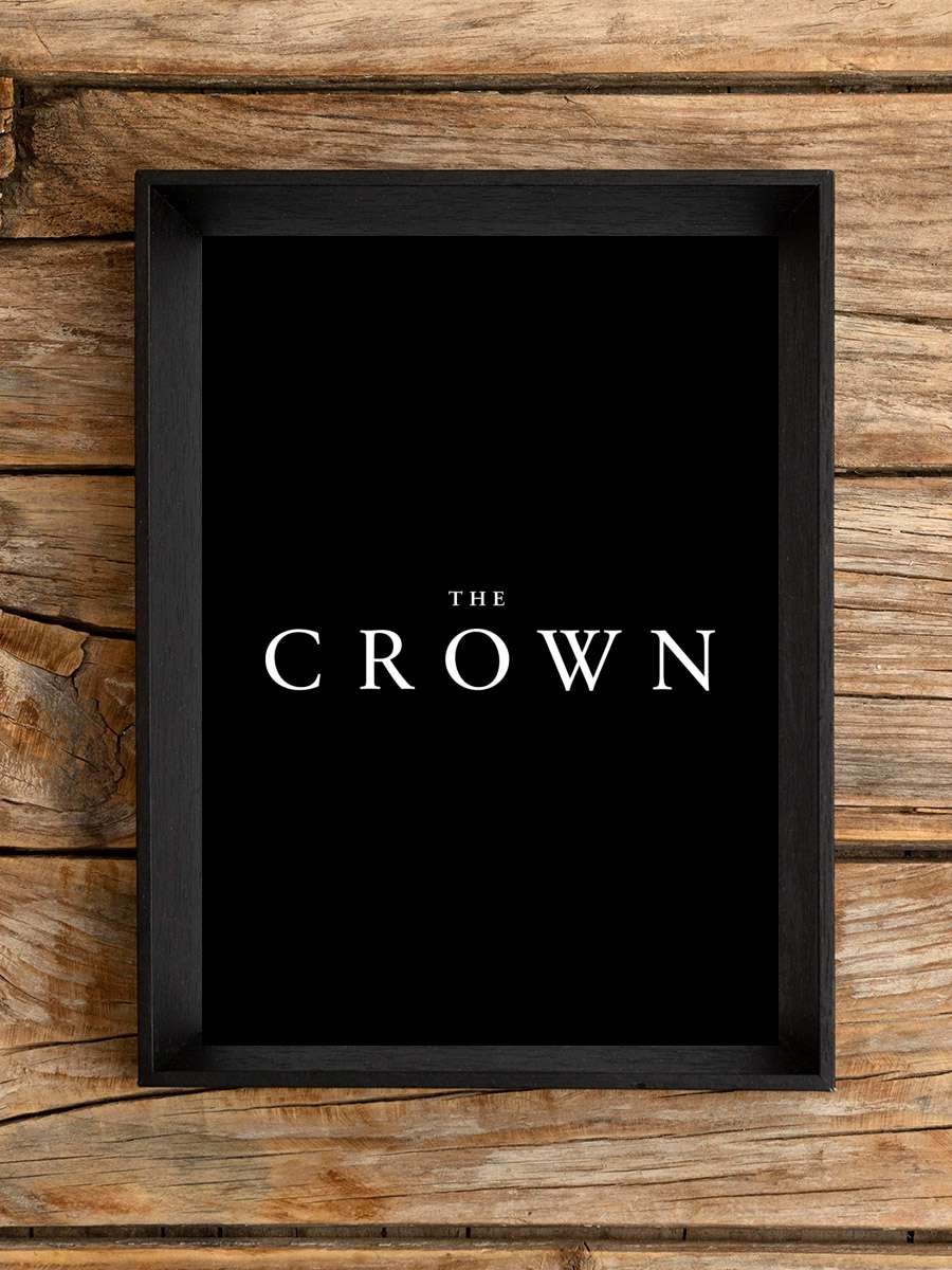 The Crown Dizi Tablo Siyah Çerçeveli Dizi Poster Duvar Tablo