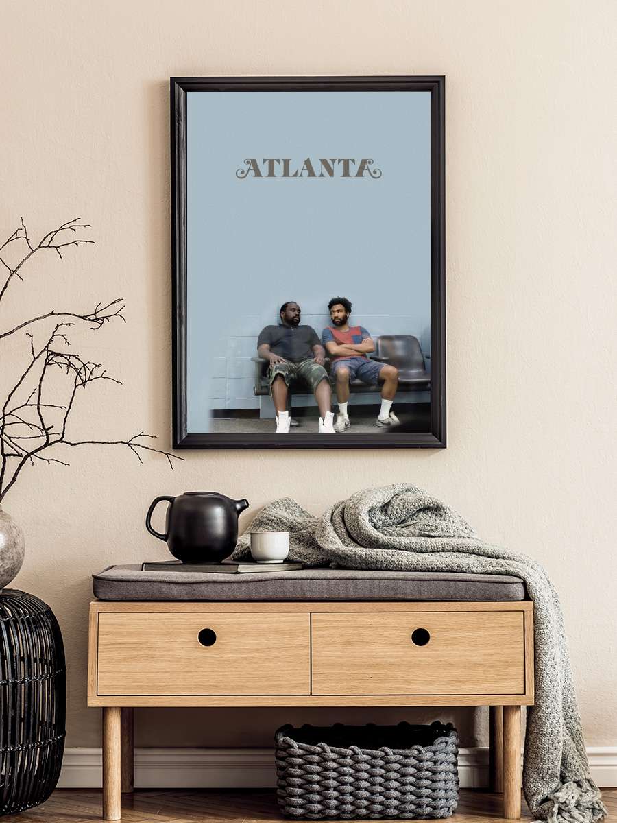 Atlanta Dizi Tablo Siyah Çerçeveli Dizi Poster Duvar Tablo