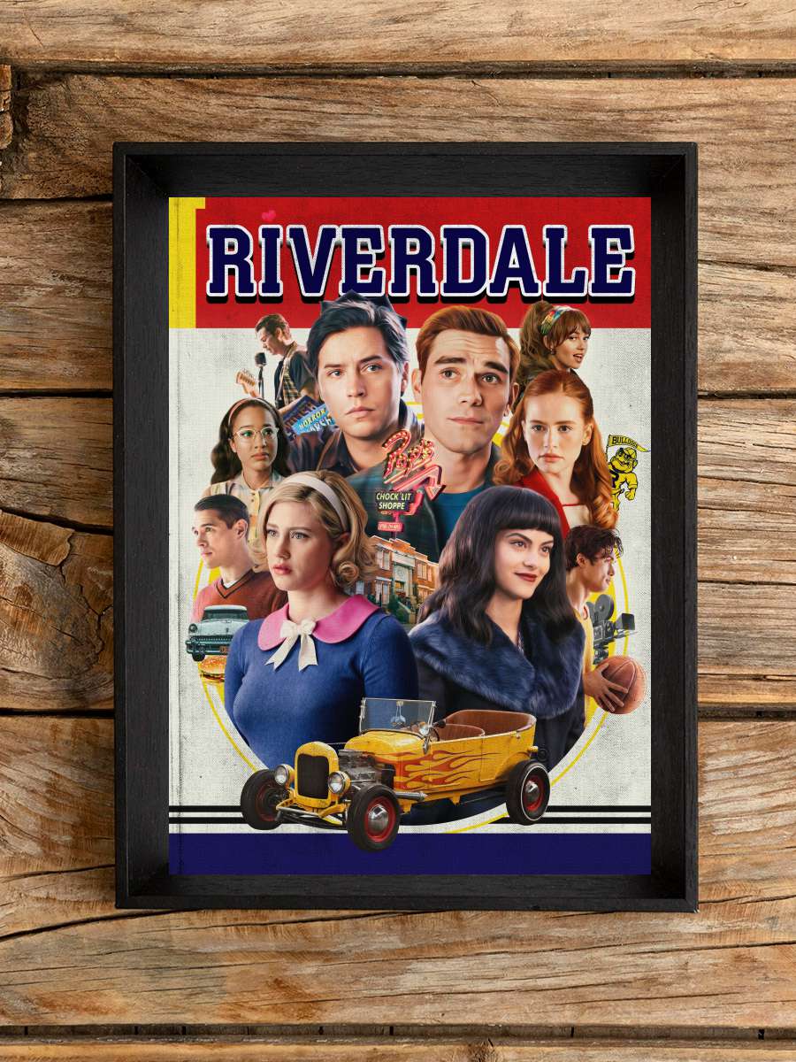 Riverdale Dizi Tablo Siyah Çerçeveli Dizi Poster Duvar Tablo