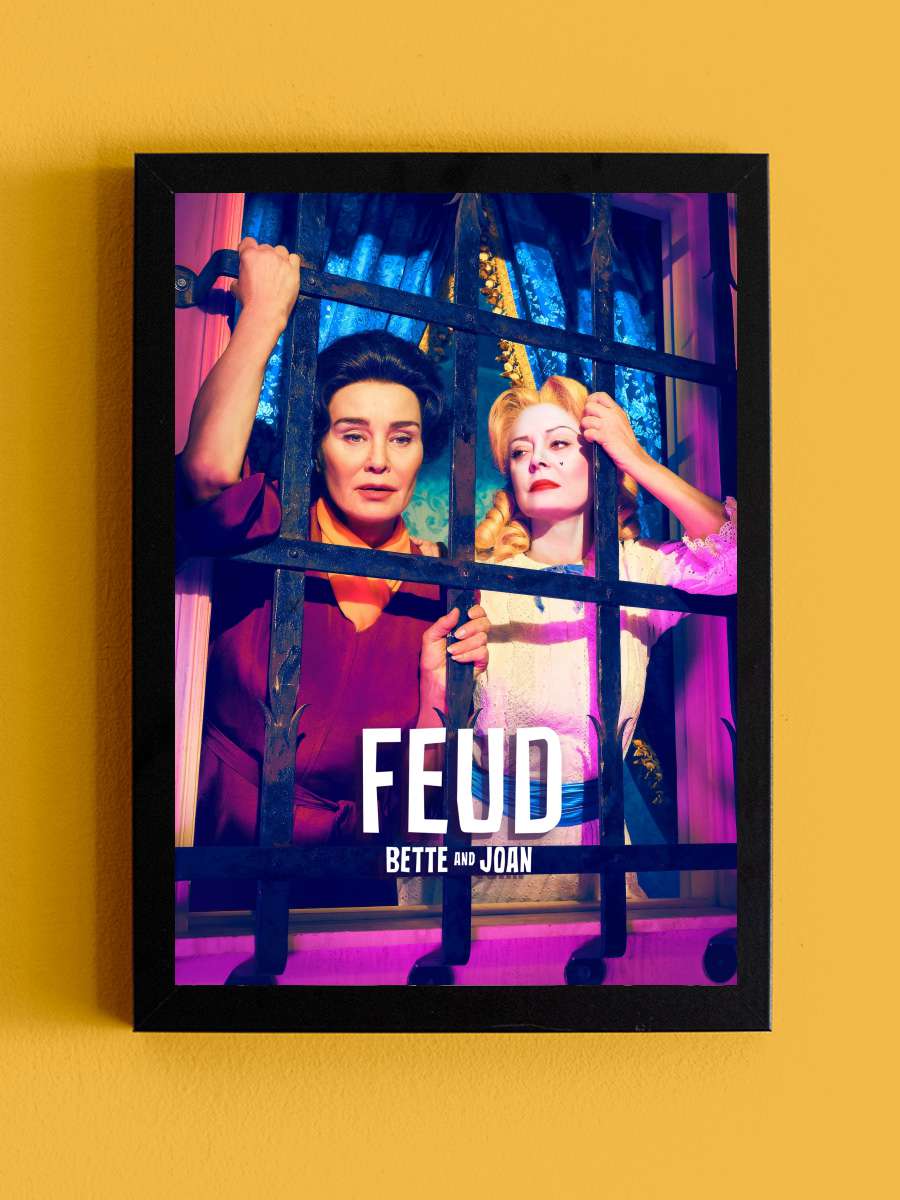 FEUD Dizi Tablo Siyah Çerçeveli Dizi Poster Duvar Tablo - En İyi Fiyatlarla