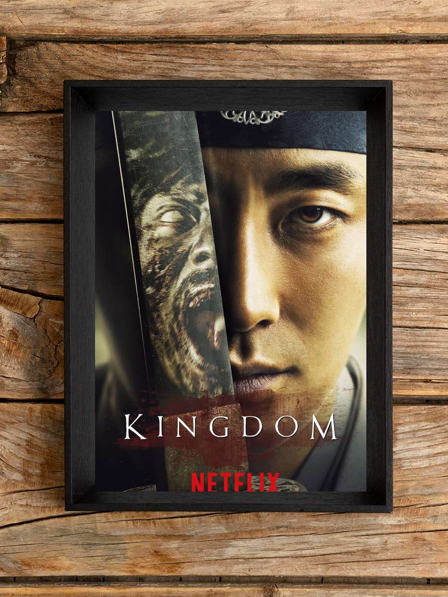 Kingdom - 킹덤 Dizi Tablo Siyah Çerçeveli Dizi Poster Duvar Tablo