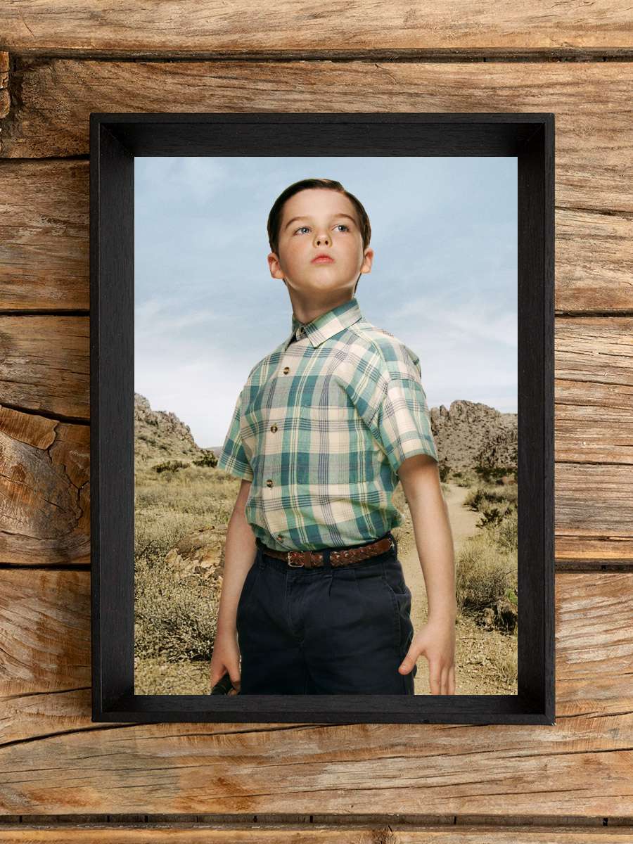 Young Sheldon Dizi Tablo Siyah Çerçeveli Dizi Poster Duvar Tablo