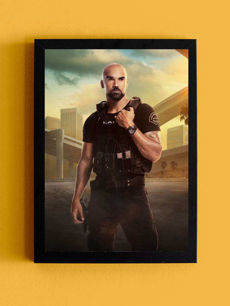 S.W.A.T. Dizi Tablo Siyah Çerçeveli Dizi Poster Duvar Tablo - En İyi Fiyatlarla