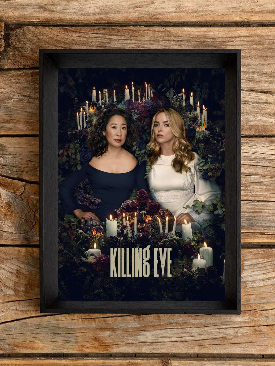 Killing Eve Dizi Tablo Siyah Çerçeveli Dizi Poster Duvar Tablo
