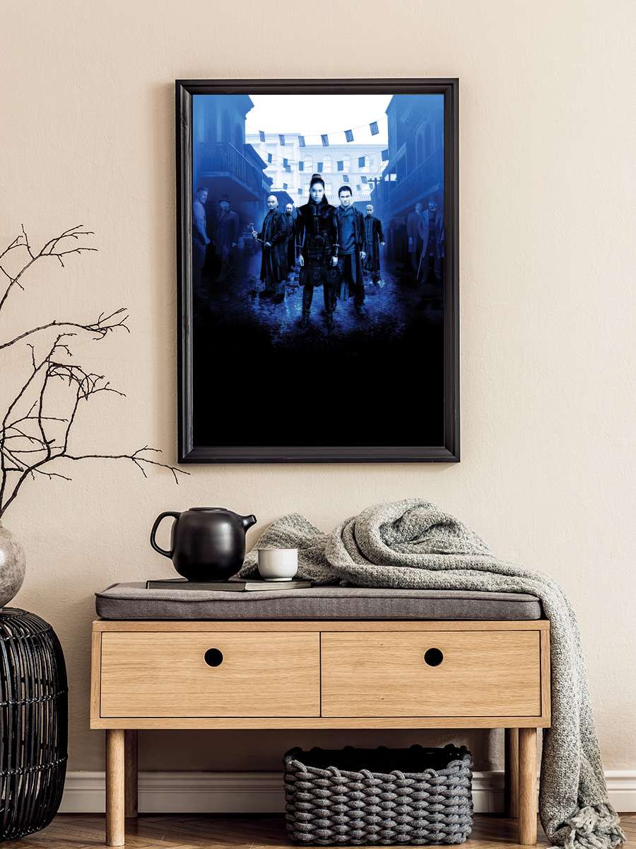 Warrior Dizi Tablo Siyah Çerçeveli Dizi Poster Duvar Tablo