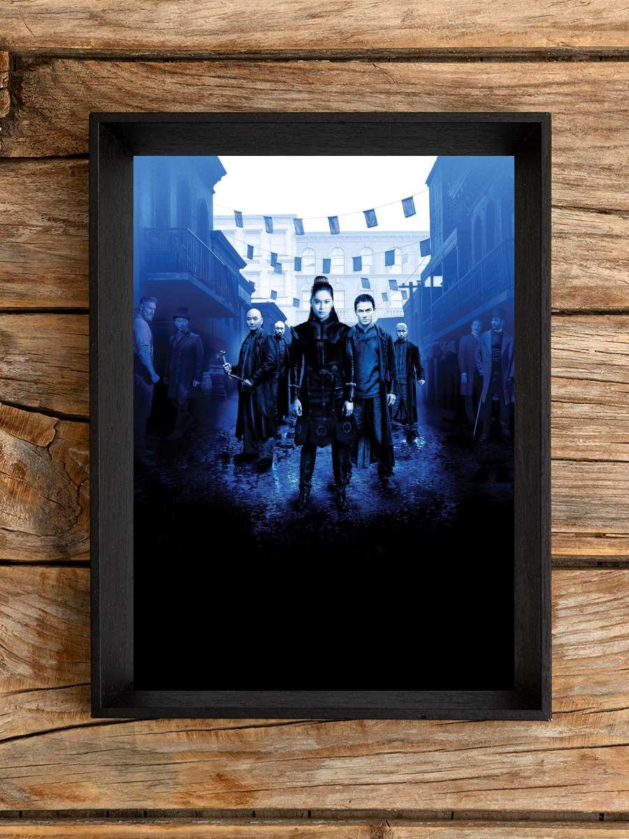 Warrior Dizi Tablo Siyah Çerçeveli Dizi Poster Duvar Tablo