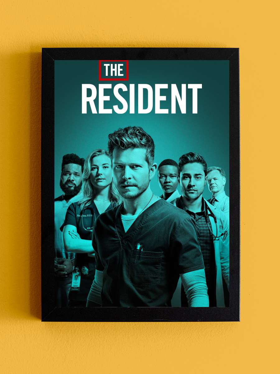 The Resident Dizi Tablo Siyah Çerçeveli Dizi Poster Duvar Tablo