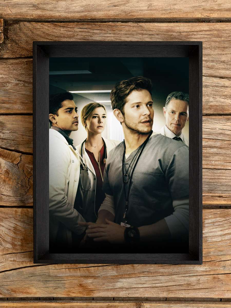 The Resident Dizi Tablo Siyah Çerçeveli Dizi Poster Duvar Tablo