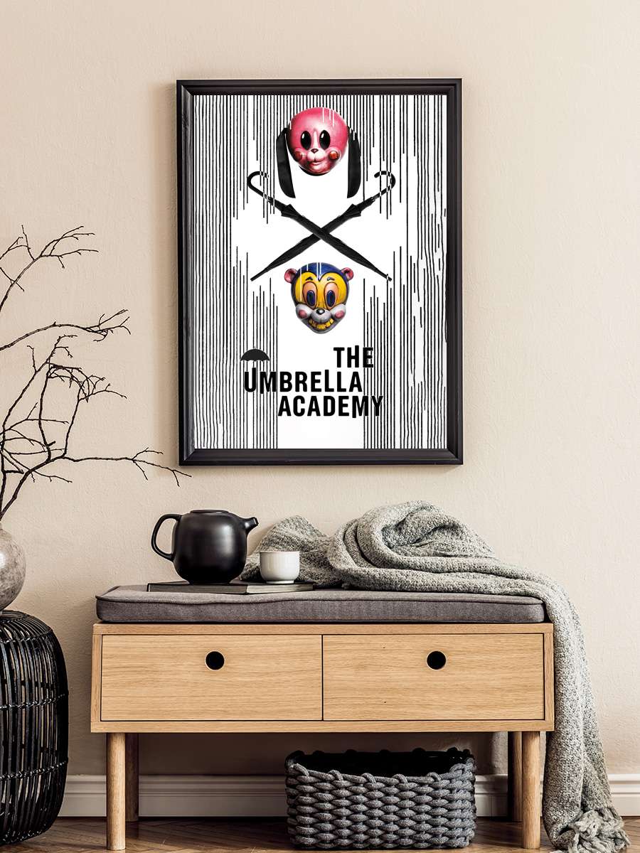 The Umbrella Academy Dizi Tablo Siyah Çerçeveli Dizi Poster Duvar Tablo