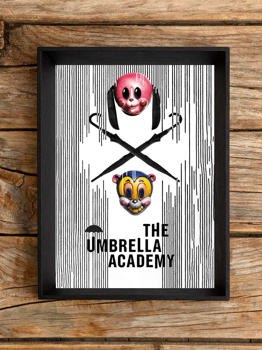 The Umbrella Academy Dizi Tablo Siyah Çerçeveli Dizi Poster Duvar Tablo