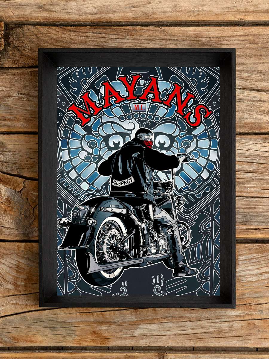 Mayans M.C. Dizi Tablo Siyah Çerçeveli Dizi Poster Duvar Tablo