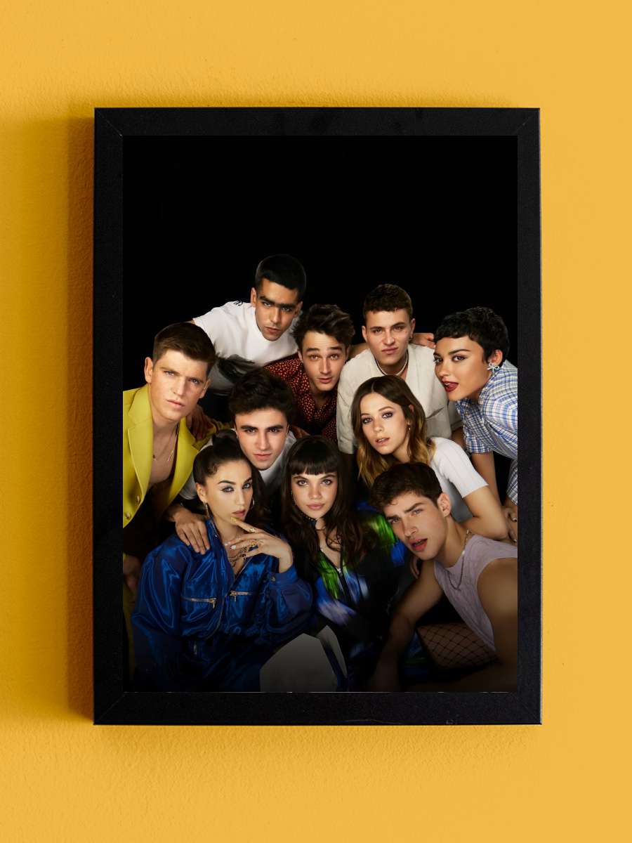 Élite Dizi Tablo Siyah Çerçeveli Dizi Poster Duvar Tablo