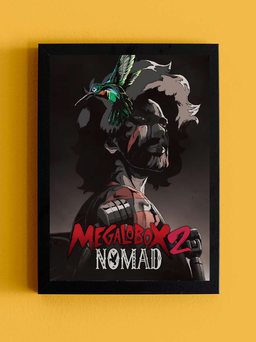 メガロボクス Dizi Tablo Siyah Çerçeveli Dizi Poster Duvar Tablo - En İyi Fiyatlarla