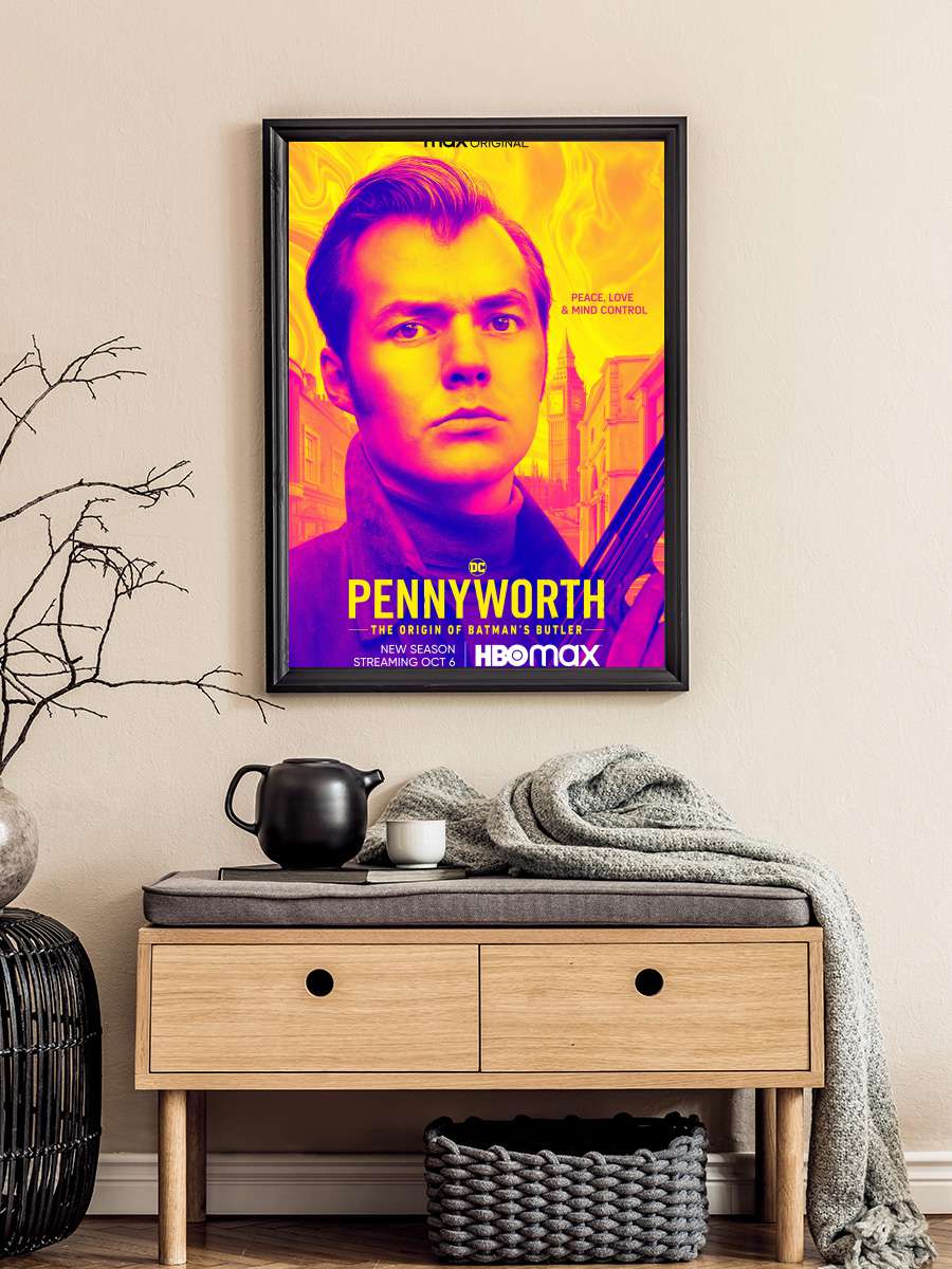 Pennyworth: The Origin of Batman's Butler Dizi Tablo Siyah Çerçeveli Dizi Poster Duvar Tablo