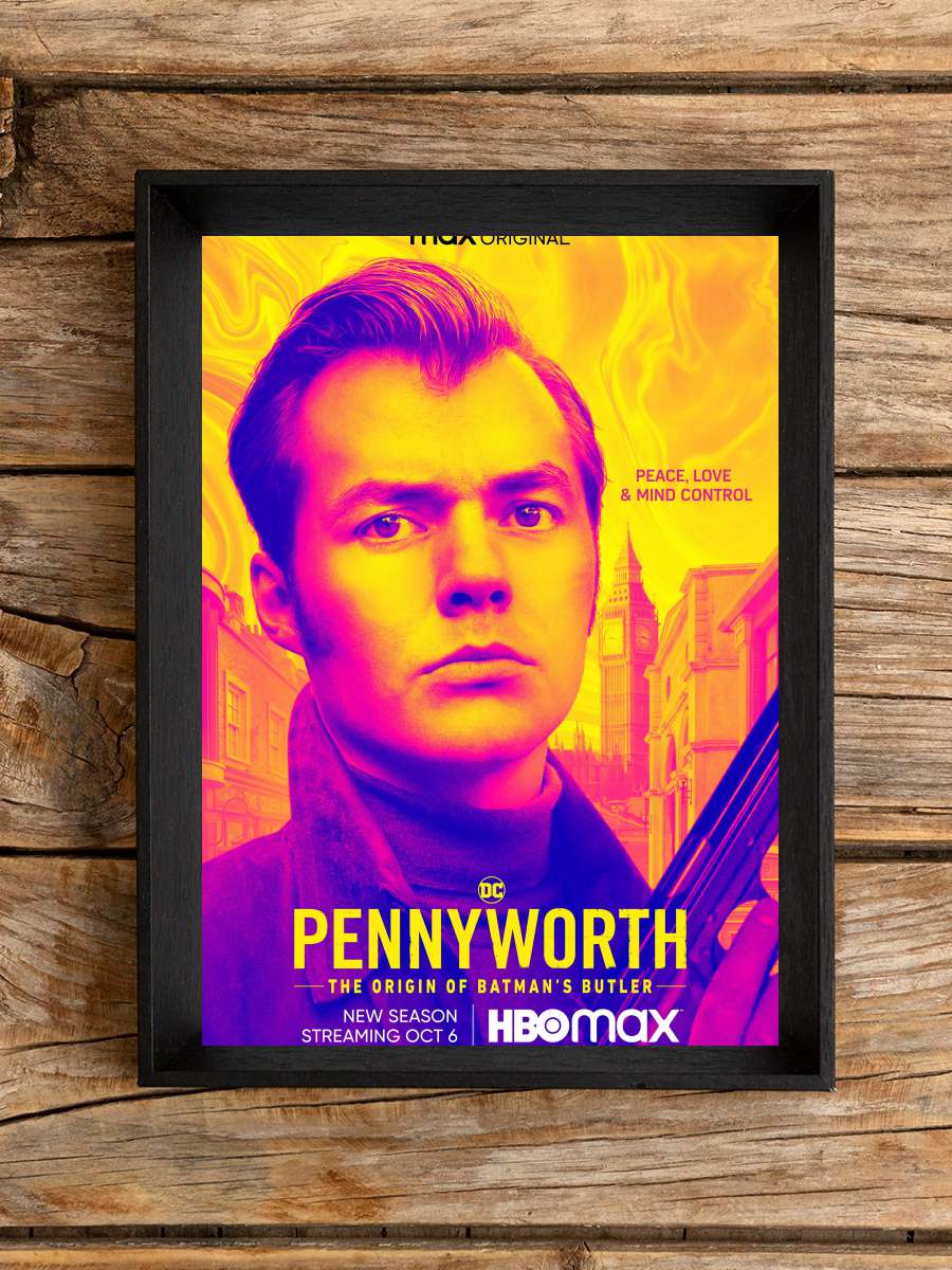 Pennyworth: The Origin of Batman's Butler Dizi Tablo Siyah Çerçeveli Dizi Poster Duvar Tablo