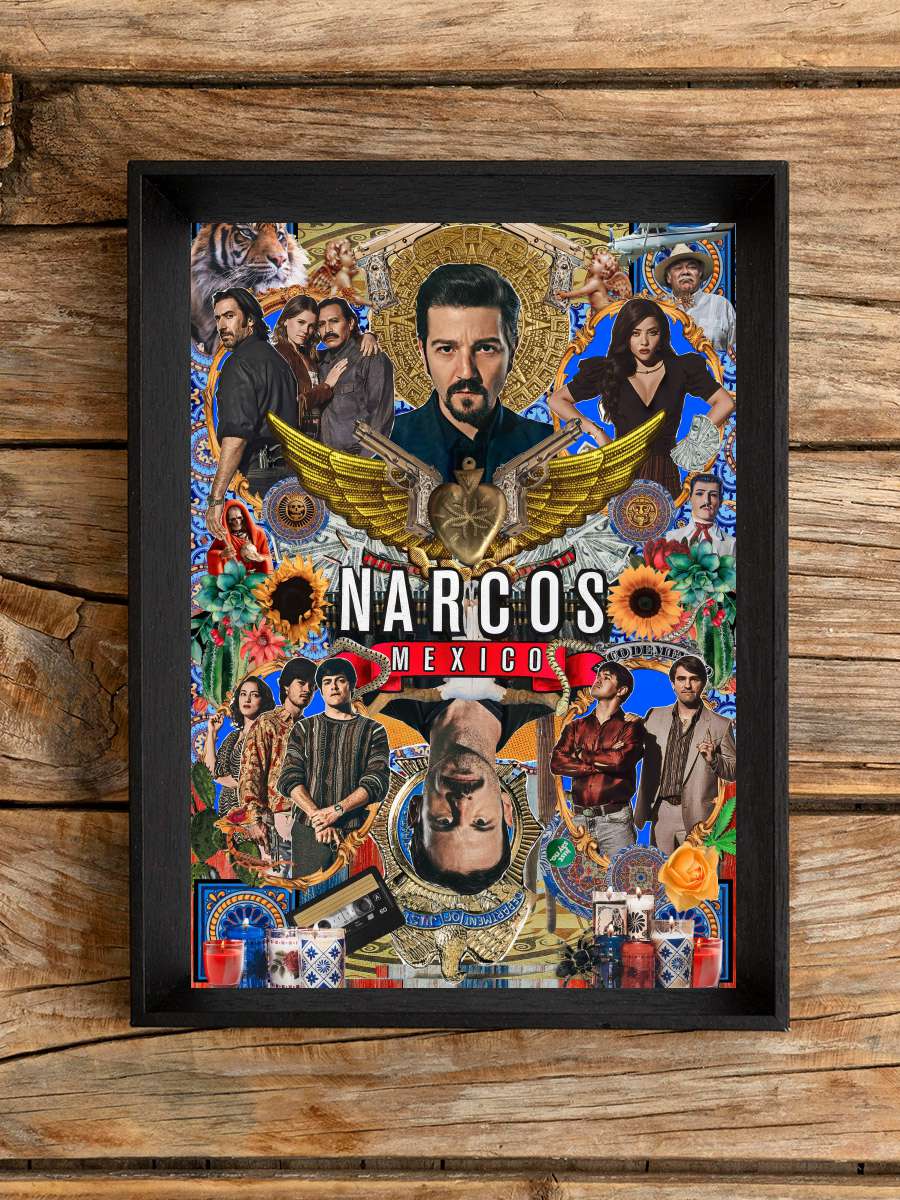 Narcos: Mexico Dizi Tablo Siyah Çerçeveli Dizi Poster Duvar Tablo